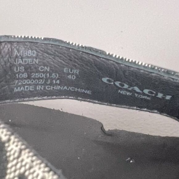 COACH JADEN WOMENS SANDALS BLACK SIZE 10B - Picture 7 of 11